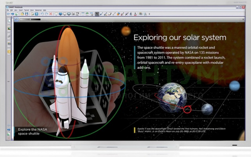 Интерактивная панель (комплекс) SMART Board SPNL-4084 interactive flat panel с ключом активации SMART Notebook